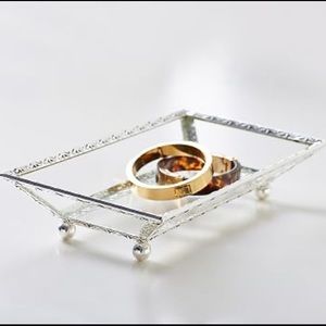 NWOT PB Antique Silver Display Tray